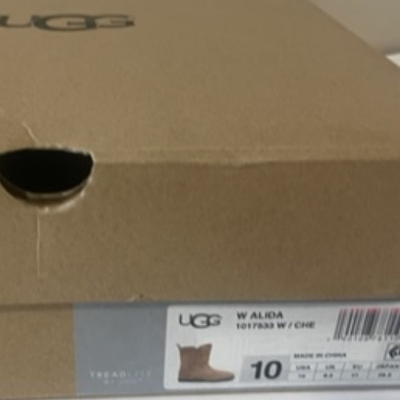 UGG W Alida Tan Boots Size 10 - Picture 4 of 5